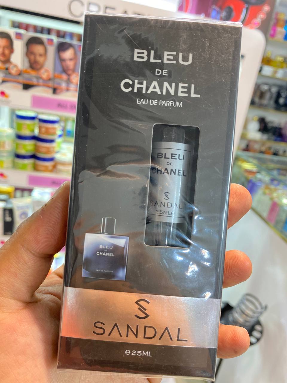 مینی ادکلن ۲۵ میل صندل رایحه بلو چنل Bleu De Chanel